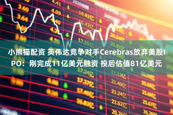 小熊猫配资 英伟达竞争对手Cerebras放弃美股IPO：刚完成11亿美元融资 投后估值81亿美元