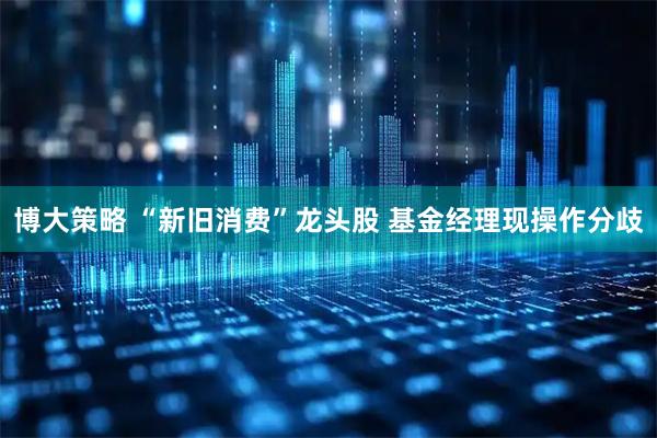博大策略 “新旧消费”龙头股 基金经理现操作分歧